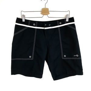 Oakley Mens Black Casual Golf Shorts Size 10